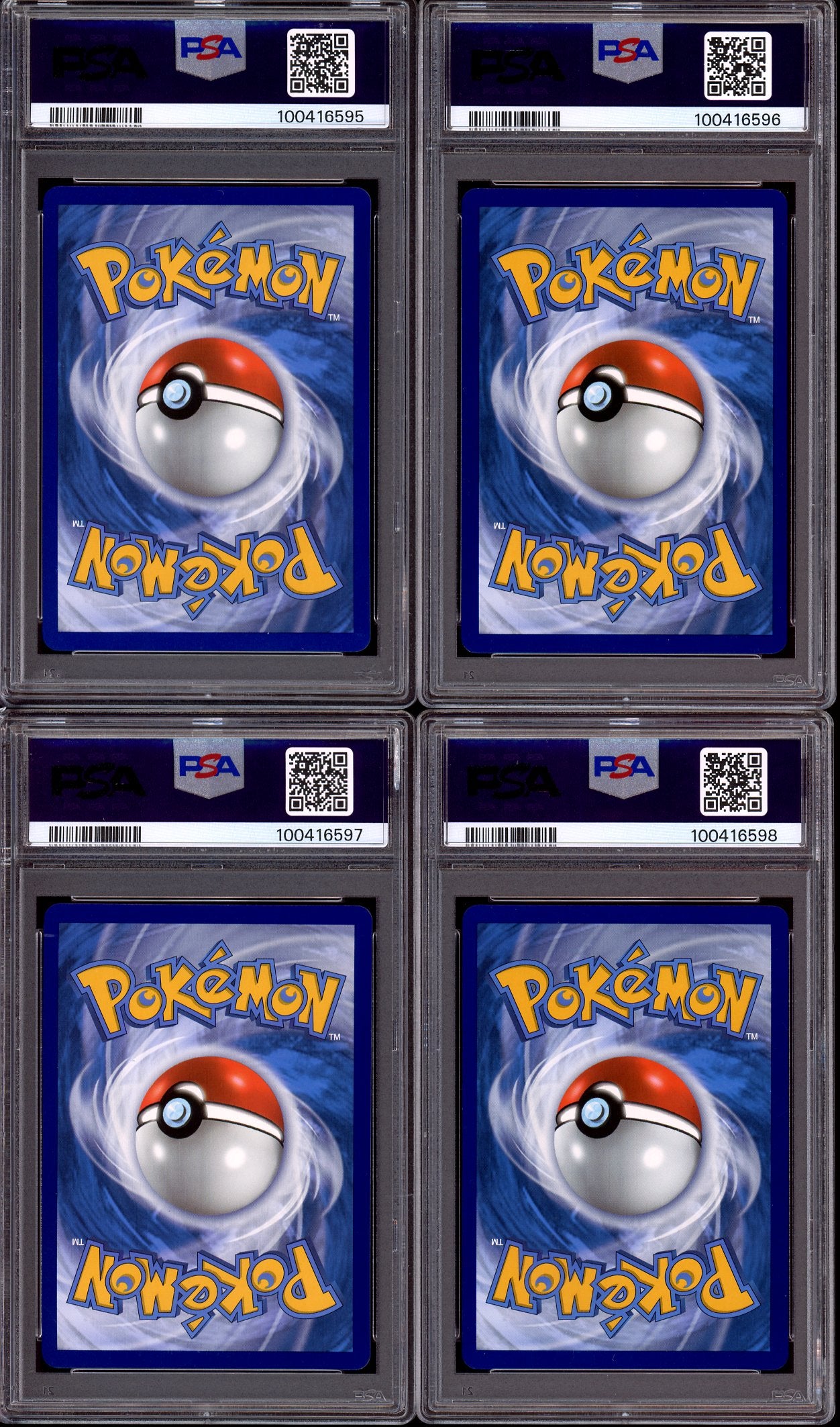 2021 Pokémon SWSH Black Star Promo Mewtwo V-Union Sequential Set PSA 10 GEM MINT