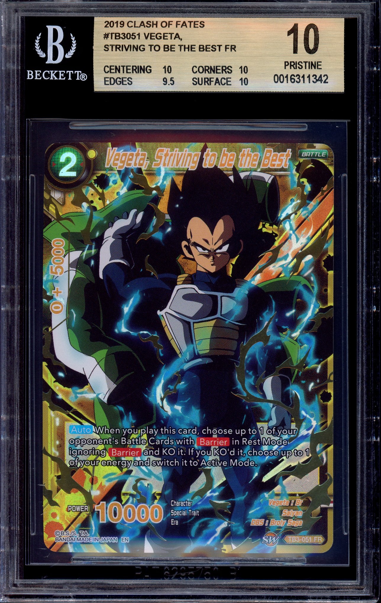 dragon ball super card game clash of fates 2019 Vegeta, Striving To Be The Best – Rock Mountain Trading Cards Index card and clear Type:Case (2 Inner Cases - 12 BOXES) Magic: The Gathering, Booster SUBCAT_COLLECTIBLES