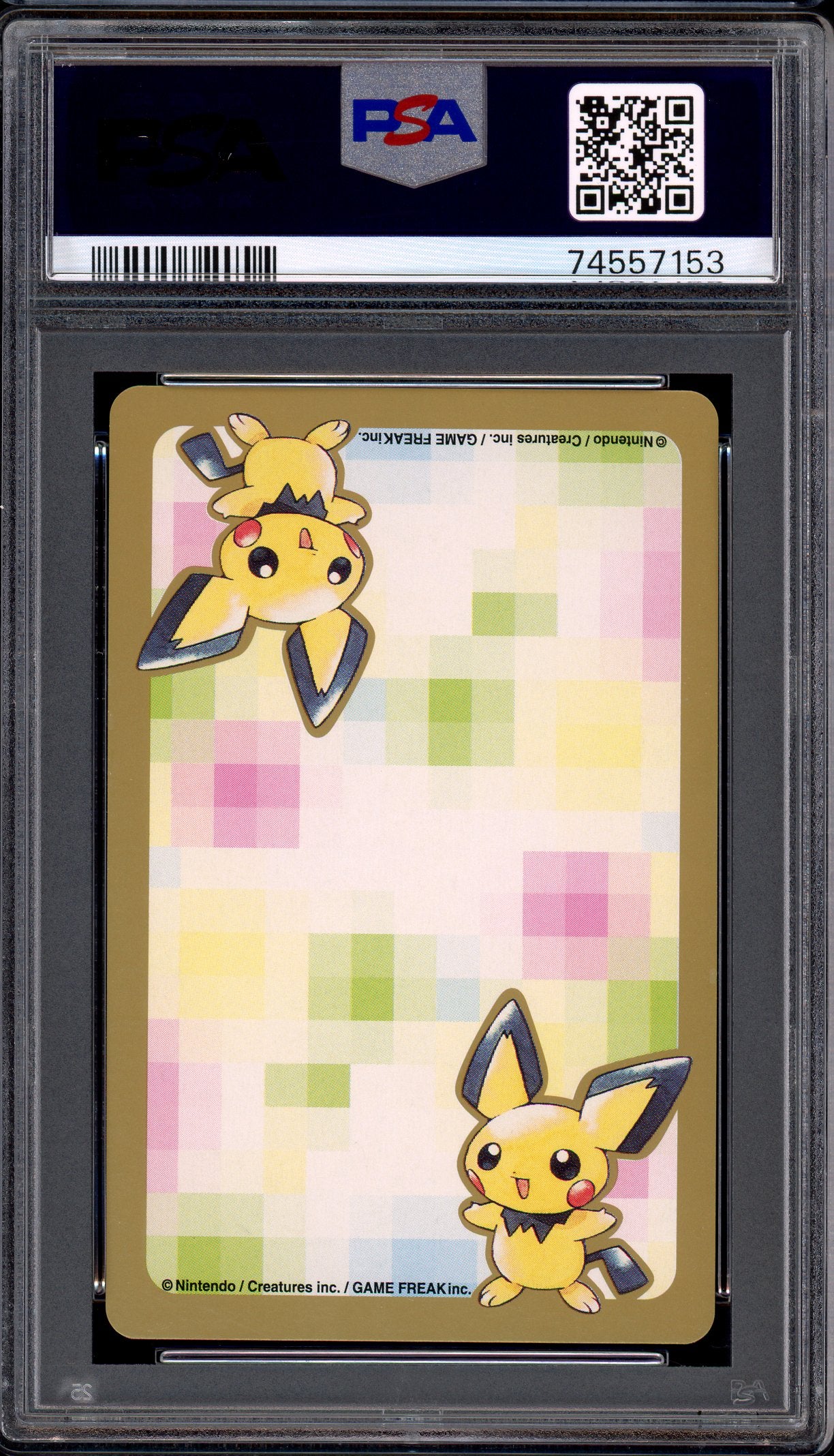 2000 Pokémon Gold Playing Cards Part 2 8 of Diamonds Larvitar #246A PSA 10 GEM MINT
