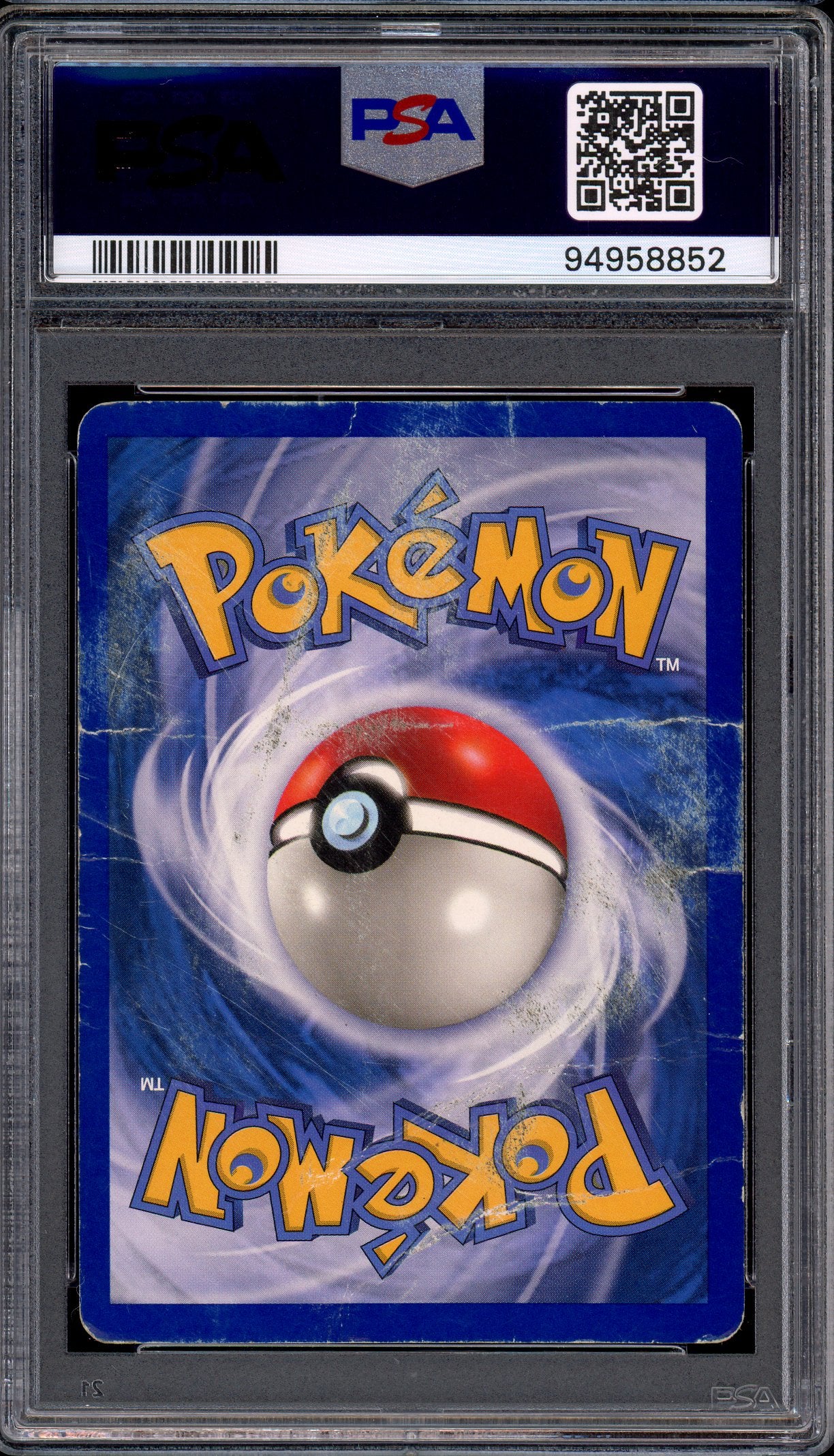 2003 Pokémon EX Ruby & Sapphire Mewtwo EX-Holo #101 PSA 1 POOR