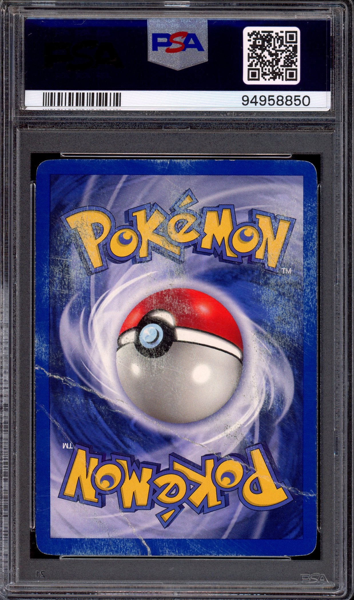 2004 Pokémon Game Base Set Shadowless Mewtwo-Holo #10 PSA 1 POOR