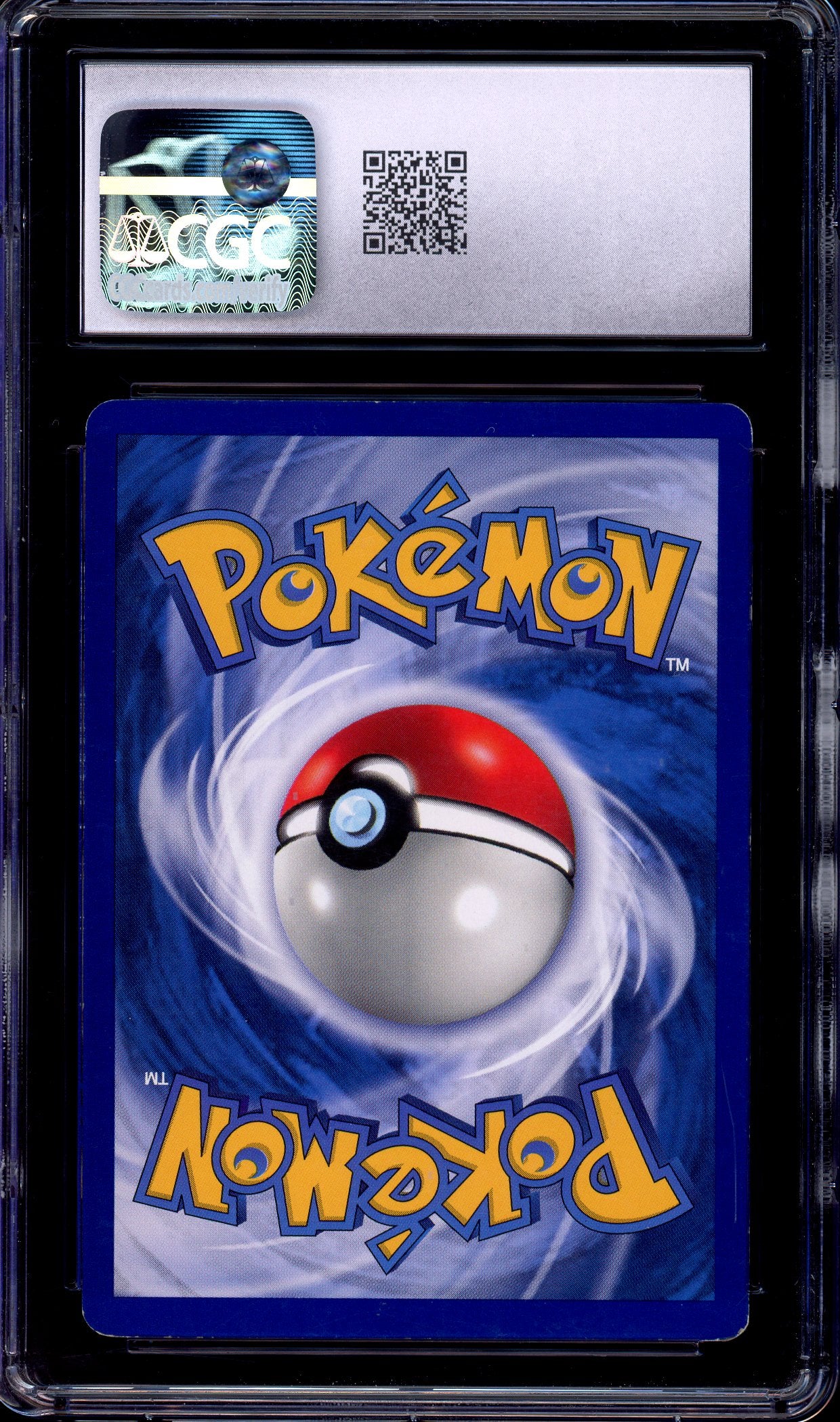 1999 Pokémon Game Ghost Stamp Error Pikachu #58 CGC 6 EX-NM