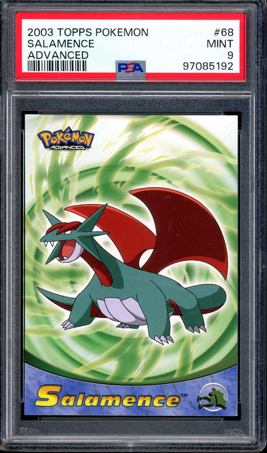 2003 Pokémon Topps Advanced Salamence #68 PSA 9 MINT