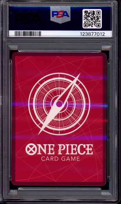 2022 One Piece OP01 Pre-Errata Alternate Art Trafalgar Law #002 PSA 10 GEM MINT