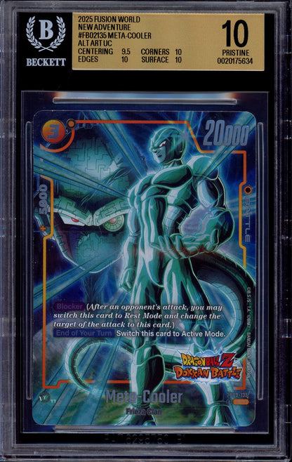 2025 Dragon Ball Super Fusion World FB02 Dokkan Battle Alternate Art Meta-Cooler #FB02-135 BGS 10 PRISTINE