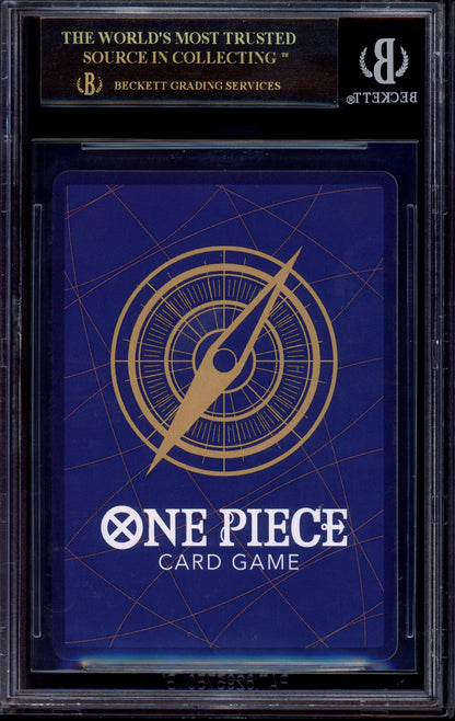 2024 One Piece OP09 Wanted Alternate Art Marshall D Teach #093 BGS 10 BLACK LABEL