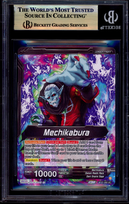 2025 Dragon Ball Supers Masters Dark King Mechikabura & Supreme Kai of Time, Legion SLR BGS 10 PRISTINE