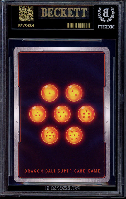 2022 Dragon Ball Super SS4 Vegito, A Light in the Dark SCR #BT18-147 BGS 10 BLACK LABEL
