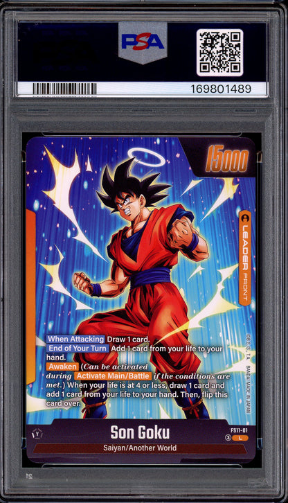2026 Dragon Ball Super Fusion World Son Goku #FS11-01 PSA 8 NM-MT