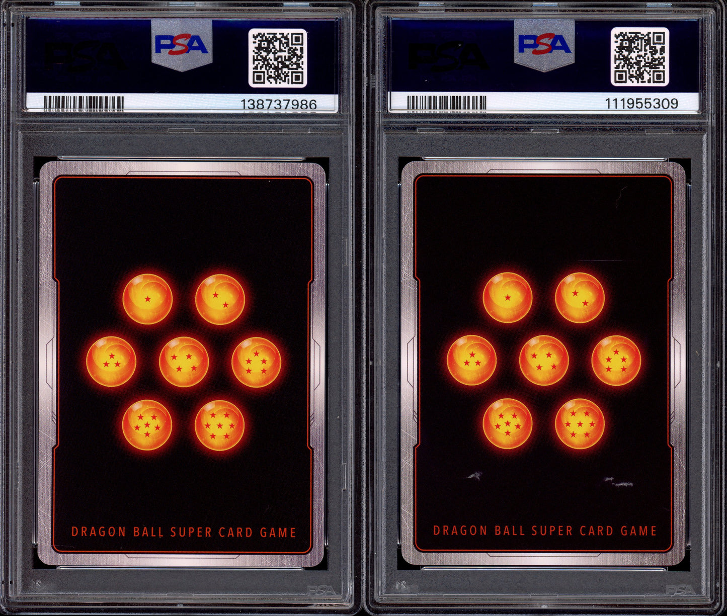 2025 Dragon Ball Super Fusion World Secret Rare Son Goku #FB05-119 2022 Dragon Ball Super Realm of the Gods - Ultra Instinct SPR #BT16-018 PSA 10 GEM MINT