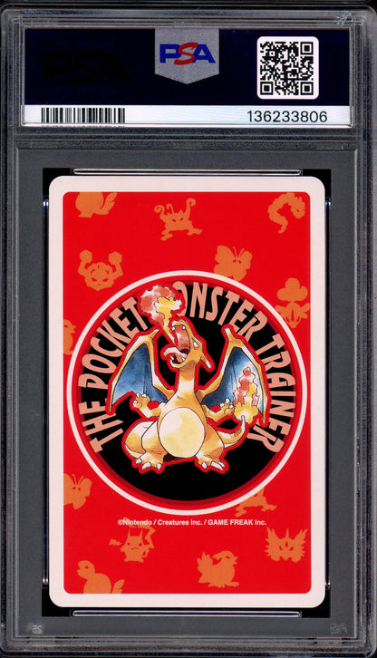 1996 Pokémon Red Playing Card 6 Of Spades Gengar #094A PSA 10 GEM MINT