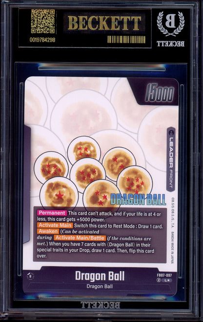 2025 Dragon Ball Super Fusion World Manga Booster 02 Gold Leader Alternate Art Shenron #FB07-097 BGS 10 BLACK LABEL