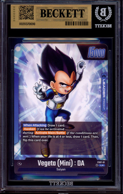 2024 Dragon Ball Super Fusion World Daima Celebration Event Vegeta (Mini) DA #FS07-01 BGS 9.5 GEM MINT