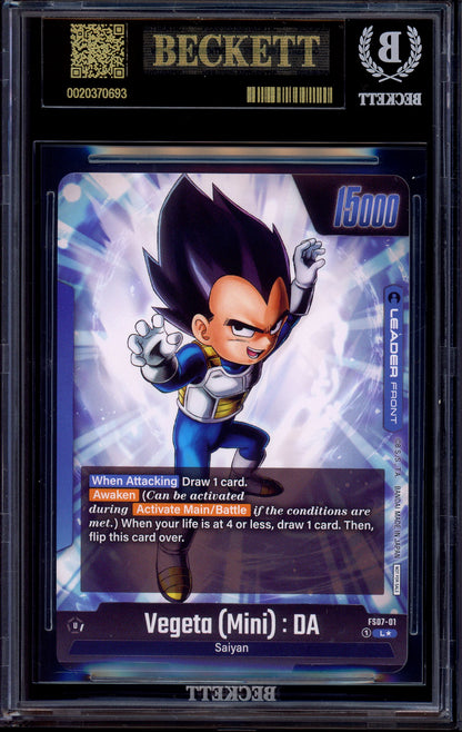 2024 Dragon Ball Super Fusion World Daima Celebration Event Vegeta (Mini) DA #FS07-01 BGS 10 BLACK LABEL