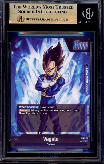 2024 Dragon Ball Super Fusion World Starter Deck 2 : Leader Vegeta #FS02-01 BGS 10 PRISTINE