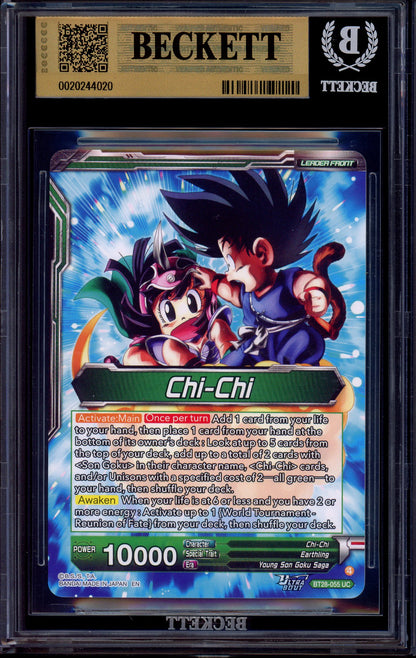 2025 Dragon Ball Super Masters Special Leader Rare Chi-Chi, Maiden Spirit #BT28-055 BGS 10 PRISTINE