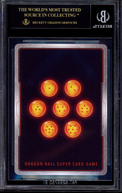 2023 Dragon Ball Super Great Ape Cumber, Golden Wickedness Amplified SCR #BT22-139 BGS 10 BLACK LABEL