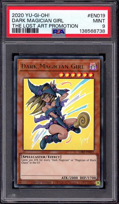 2020 Yu-Gi-Oh! The Lost Art Promotion Dark Magician Girl #EN019 PSA 9 MINT