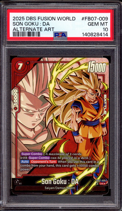 2025 Dragon Ball Super Fusion World Alternate Art Son Goku DA #FB07-009 PSA 10 GEM MINT