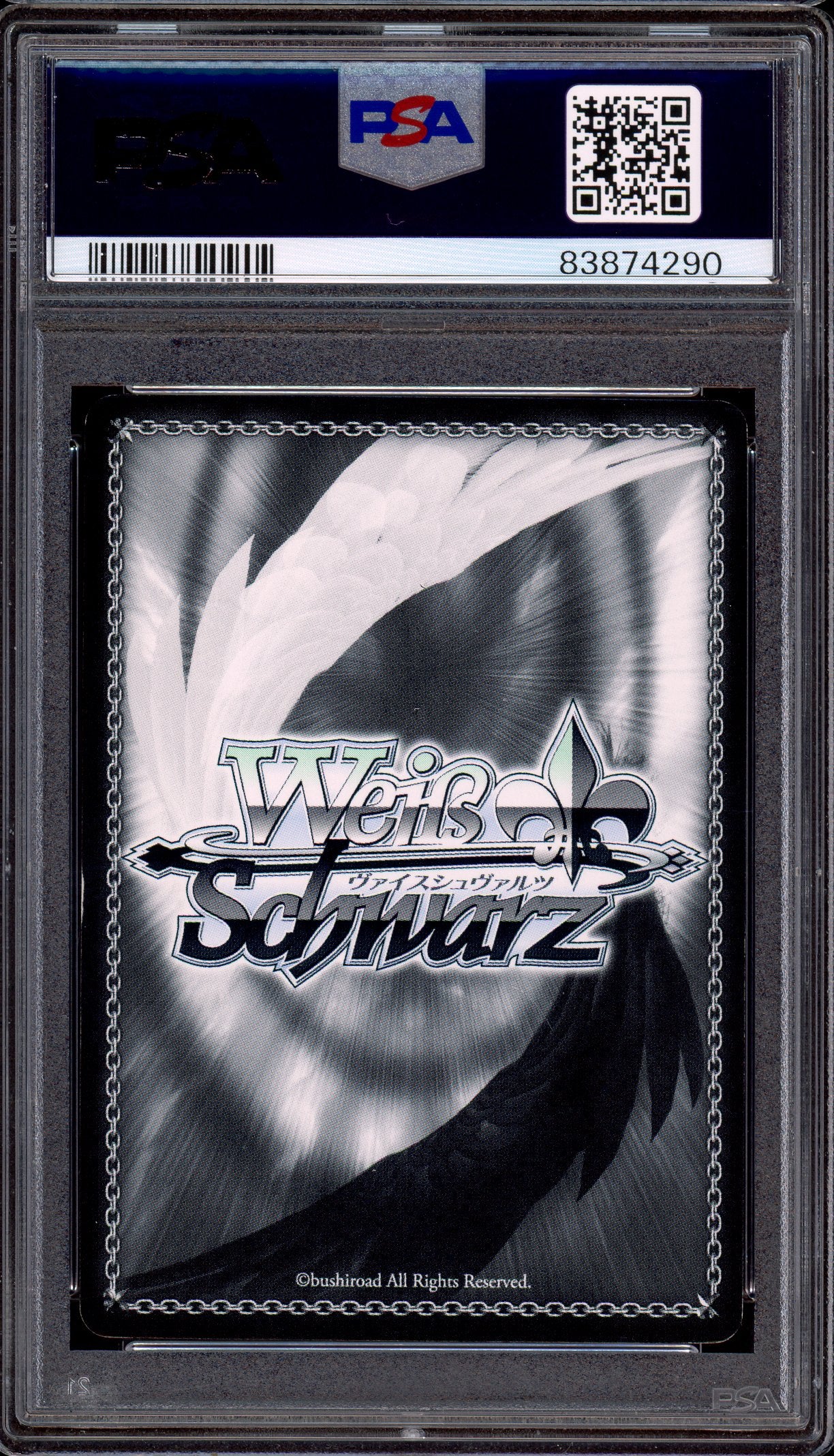 2017 Weiss Schwarz Japanese Promo Re:Zero Rem, Lonely Night #P08 PSA 8 NM-MT