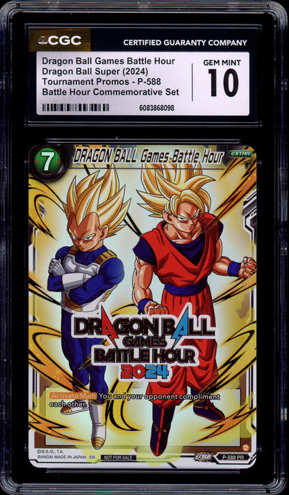 2024 Dragon Ball Super Masters DRAGON BALL Games Battle Hour #P-588 CGC 10 GEM MINT