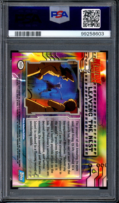 1999 Pokémon Topps Movie Edition Leaving The Nest #4 PSA 9 MINT