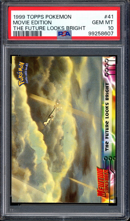 1999 Pokémon Topps Pokemon Movie Edition The Future Looks Bright #41 PSA 10 GEM MINT