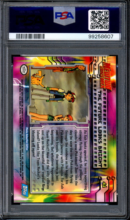 1999 Pokémon Topps Pokemon Movie Edition The Future Looks Bright #41 PSA 10 GEM MINT